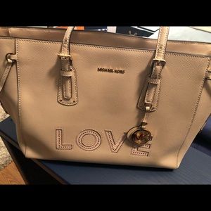 Michael Kors LOVE large/computer tote handbag